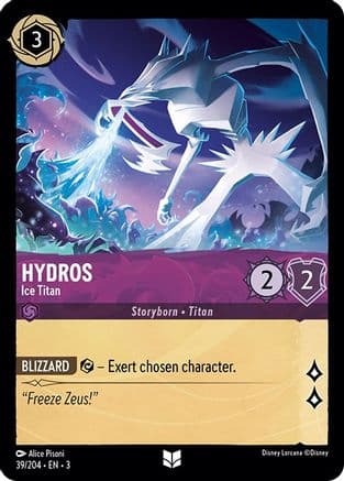 Hydros - Ice Titan (39/204) [Into the Inklands] Cold Foil