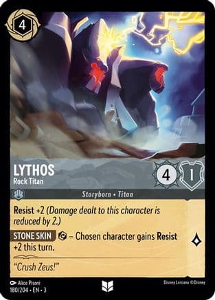 Lythos - Rock Titan (180/204) [Into the Inklands] Cold Foil