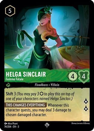 Helga Sinclair - Femme Fatale (74/204) [Into the Inklands] Cold Foil