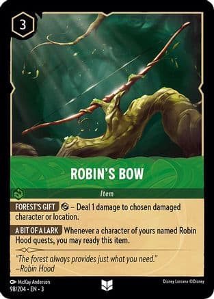 Robin's Bow (98/204) [Into the Inklands] Cold Foil