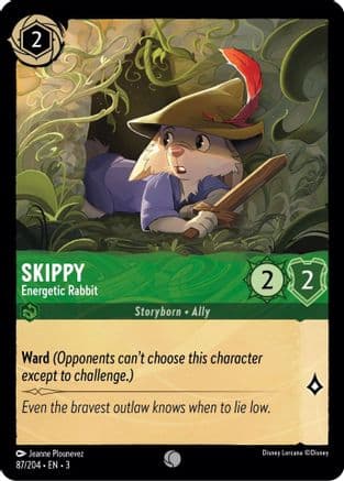 Skippy - Energetic Rabbit (87/204) [Into the Inklands] Cold Foil