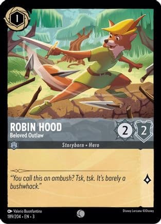 Robin Hood - Beloved Outlaw (189/204) [Into the Inklands] Cold Foil