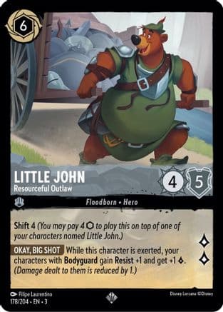 Little John - Resourceful Outlaw (178/204) [Into the Inklands] Cold Foil