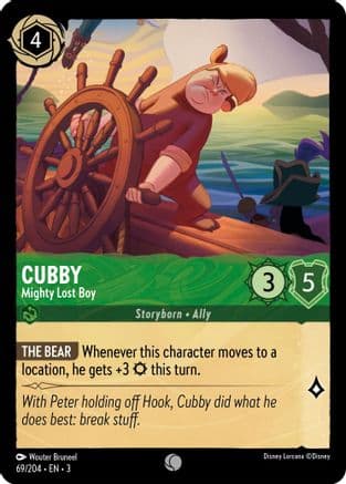 Cubby - Mighty Lost Boy (69/204) [Into the Inklands] Cold Foil