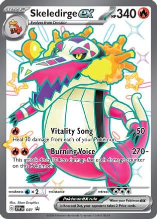 Skeledirge ex 081- SV Scarlet & Violet Promo Cards Holofoil