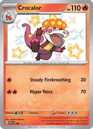 Crocalor 080- SV Scarlet & Violet Promo Cards Holofoil