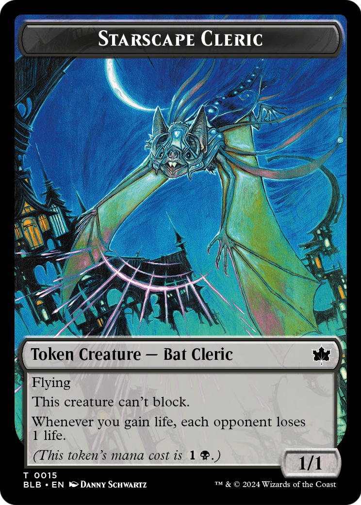 Starscape Cleric (TBLB-015) - Bloomburrow Tokens