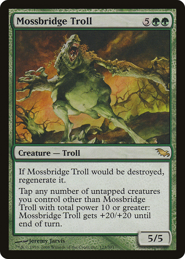 Mossbridge Troll [Shadowmoor] Foil