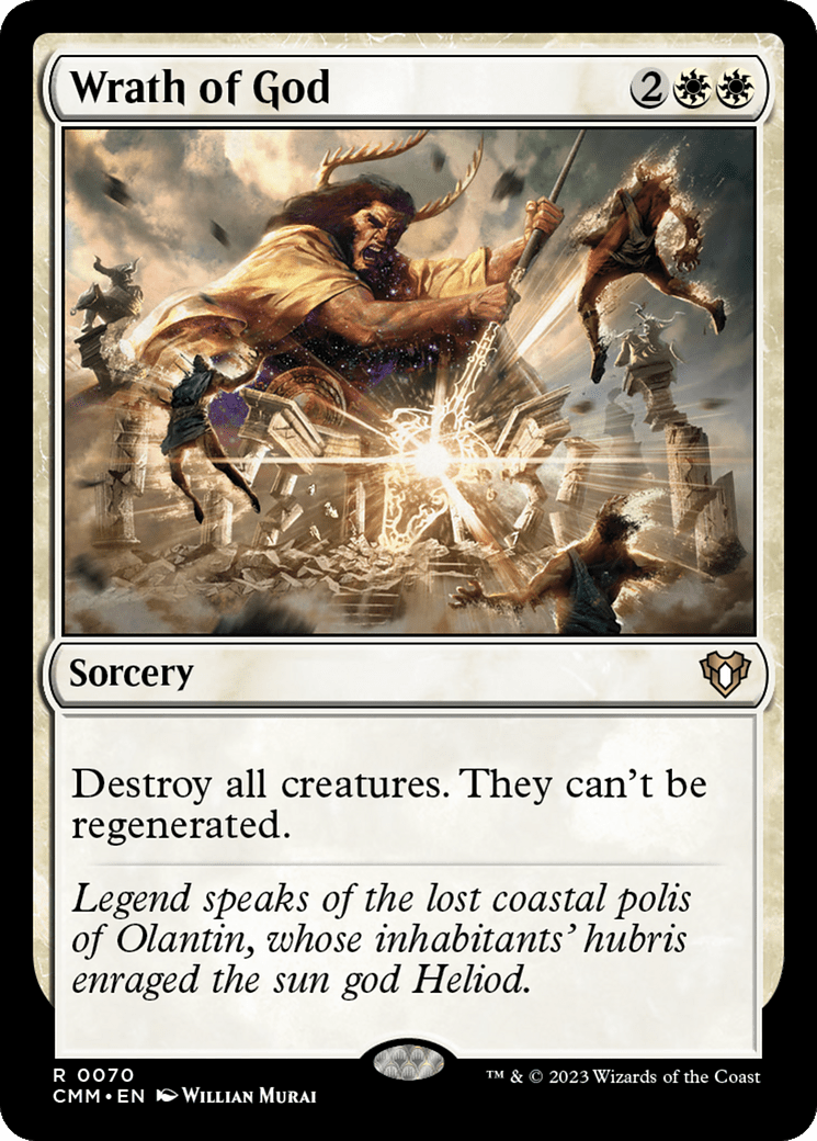 Wrath of God [Commander Masters] Foil