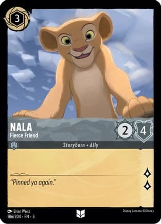 Nala - Fierce Friend (186/204) [Into the Inklands] Cold Foil