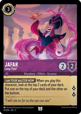 Jafar - Lamp Thief (41/204) [Into the Inklands] Cold Foil