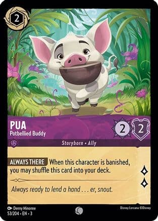 Pua - Potbellied Buddy (53/204) [Into the Inklands] Cold Foil