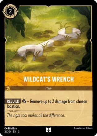 Wildcat's Wrench (31/204) [Into the Inklands] Cold Foil