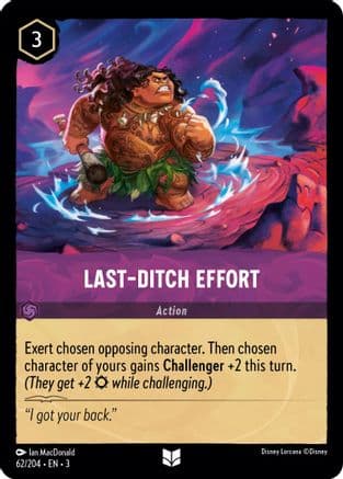 Last-Ditch Effort (62/204) [Into the Inklands] Cold Foil