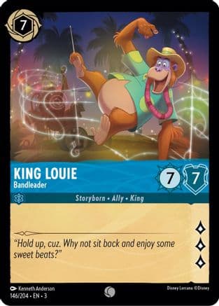King Louie - Bandleader (146/204) [Into the Inklands] Cold Foil
