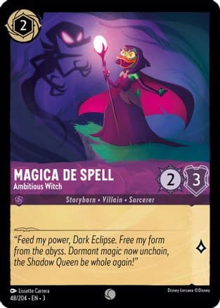 Magica De Spell - Ambitious Witch (48/204) [Into the Inklands] Cold Foil