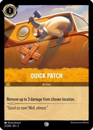 Quick Patch (27/204) [Into the Inklands] Cold Foil