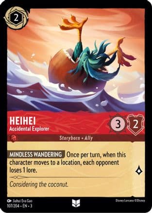 HeiHei - Accidental Explorer (107/204) [Into the Inklands] Cold Foil