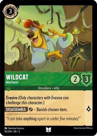 Wildcat - Mechanic (92/204) [Into the Inklands] Cold Foil