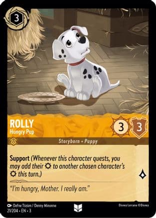 Rolly - Hungry Pup (21/204) [Into the Inklands] Cold Foil