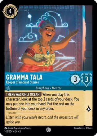 Gramma Tala - Keeper of Ancient Stories (142/204) [Into the Inklands] Cold Foil