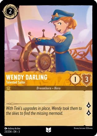 Wendy Darling - Talented Sailor (23/204) [Into the Inklands] Cold Foil