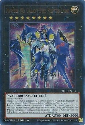 Number 90: Galaxy-Eyes Photon Lord [BLC1-EN018] Ultra Rare