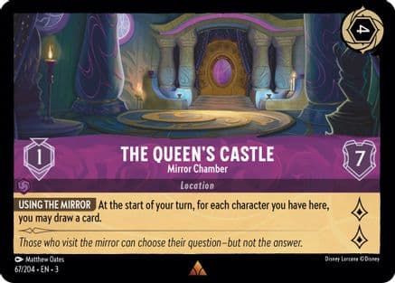The Queen's Castle - Mirror Chamber (67/204) [Into the Inklands] Cold Foil
