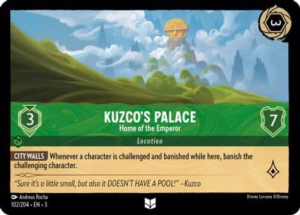 Kuzco's Palace - Home of the Emperor (102/204) [Into the Inklands] Cold Foil