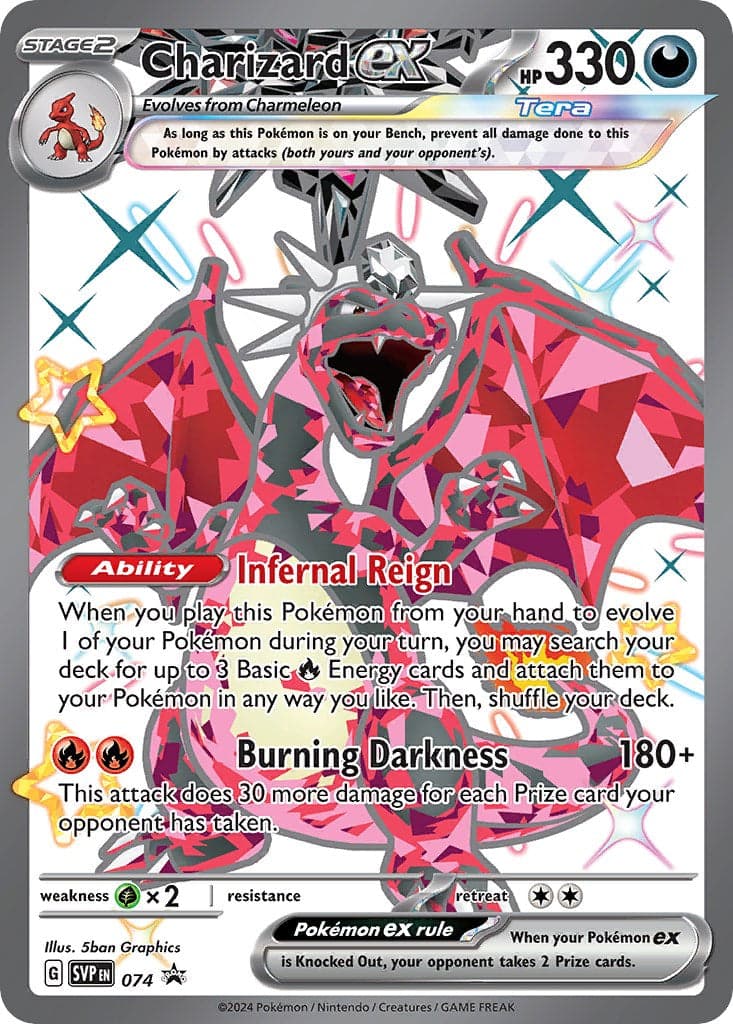 Charizard ex 074- SV Scarlet & Violet Promo Cards Holofoil