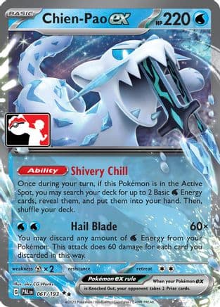 Chien-Pao ex 061/193 - Prize Pack Series Cards Holofoil