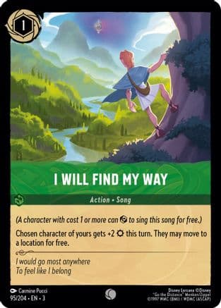 I Will Find My Way (95/204) [Into the Inklands] Cold Foil