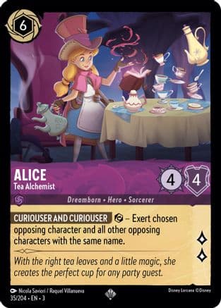 Alice - Tea Alchemist (35/204) [Into the Inklands] Cold Foil