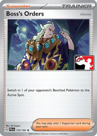 Boss's Orders 172/193 - Prize Pack Series Cards