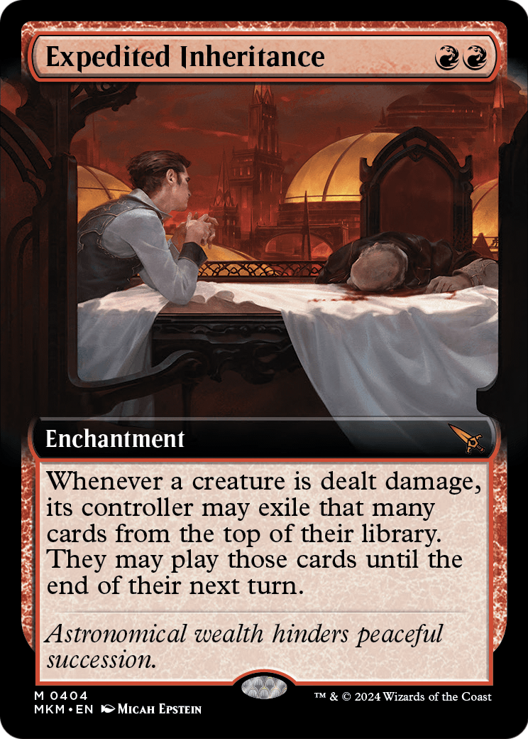 Expedited Inheritance (Extended Art) [Murders at Karlov Manor] Foil