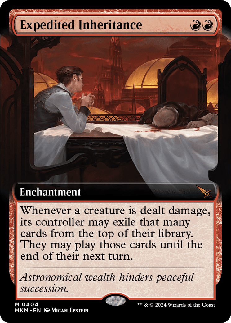 Expedited Inheritance (Extended Art) [Murders at Karlov Manor] Foil