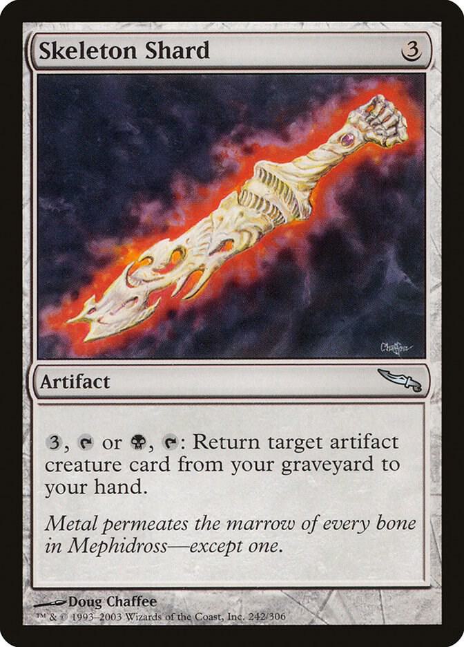 Skeleton Shard 242/306 (Mirrodin)  - Foil