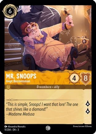 Mr. Snoops - Inept Businessman (11/204) [Into the Inklands] Cold Foil