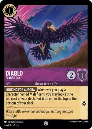 Diablo - Faithful Pet (37/204) [Into the Inklands] Cold Foil