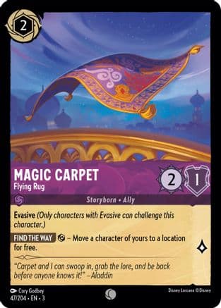 Magic Carpet - Flying Rug (47/204) [Into the Inklands] Cold Foil
