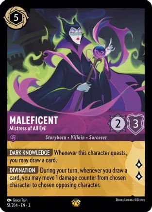 Maleficent - Mistress of All Evil (51/204) [Into the Inklands] Cold Foil