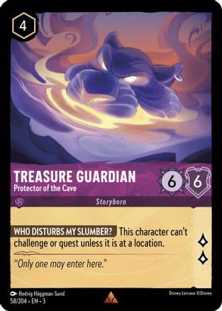 Treasure Guardian - Protector of the Cave (58/204) [Into the Inklands] Cold Foil