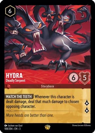 Hydra - Deadly Serpent (108/204) [Into the Inklands] Cold Foil