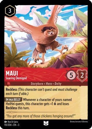 Maui - Soaring Demigod (113//204) [Into the Inklands] Cold Foil