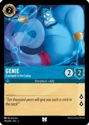 Genie - Cramped in the Lamp (141//204) [Into the Inklands] Cold Foil