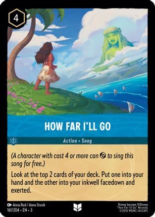 How Far I'll Go (161/204) [Into the Inklands] Cold Foil
