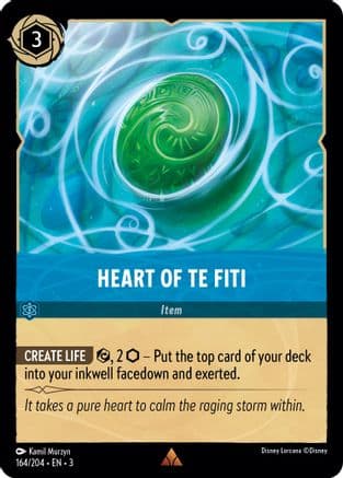 Heart of Te Fiti (164//204) [Into the Inklands] Cold Foil
