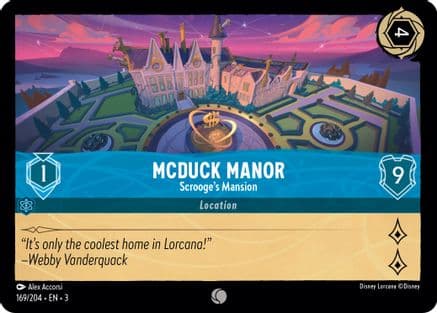 McDuck Manor - Scrooge's Mansion (169/204) [Into the Inklands] Cold Foil