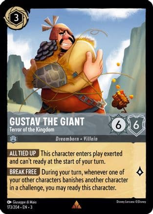 Gustav the Giant - Terror of the Kingdom (173/204) [Into the Inklands] Cold Foil