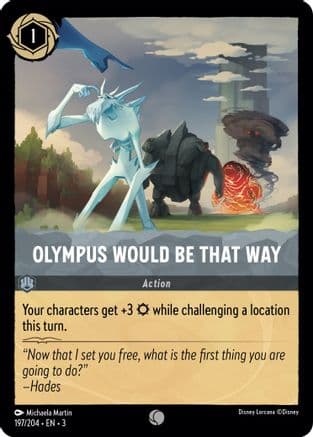 Olympus Would Be That Way (197/204) [Into the Inklands] Cold Foil